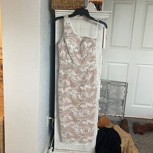 Brand new, dress the population one shoulder dress